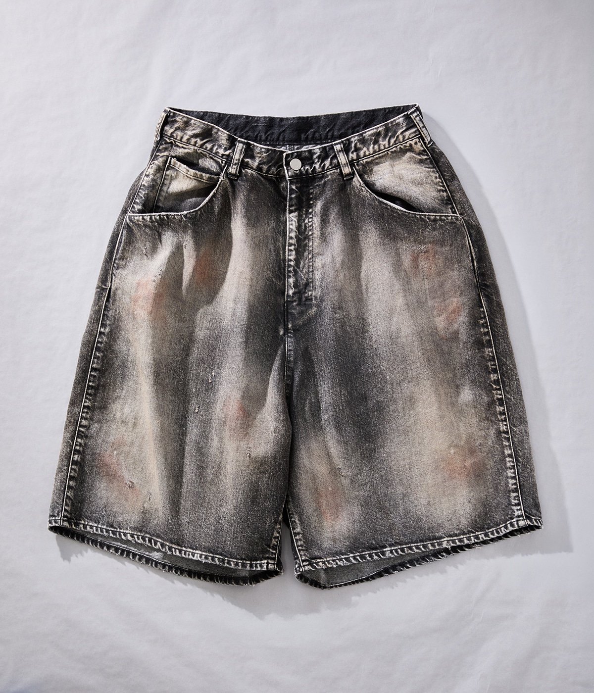 別注 完売AGING DENIM SHORTS size2 別注 AGING DENIM SHORTS | ANCELLM(アンセルム) / パンツ デニム