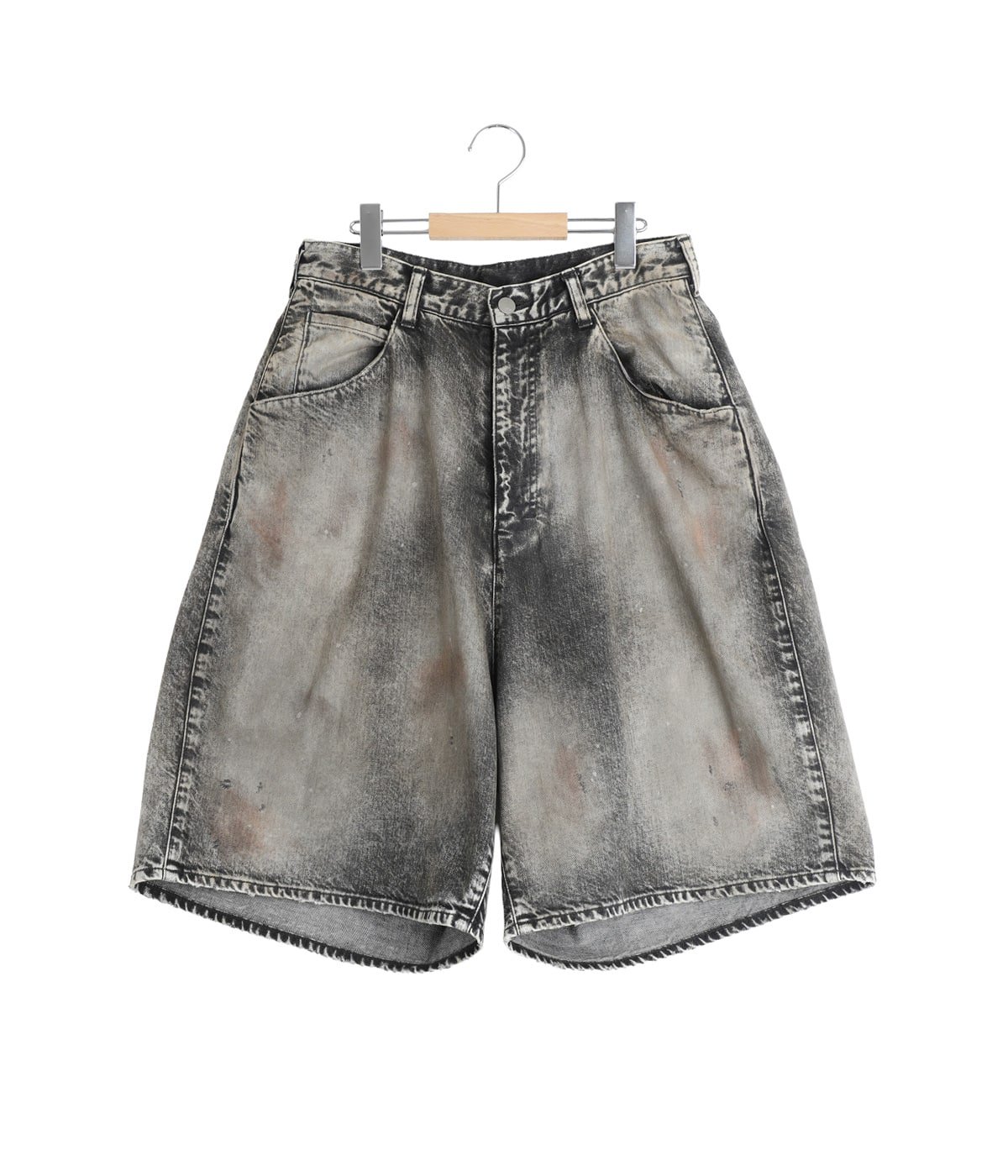 別注 完売AGING DENIM SHORTS size2 別注 AGING DENIM SHORTS | ANCELLM(アンセルム) / パンツ デニム