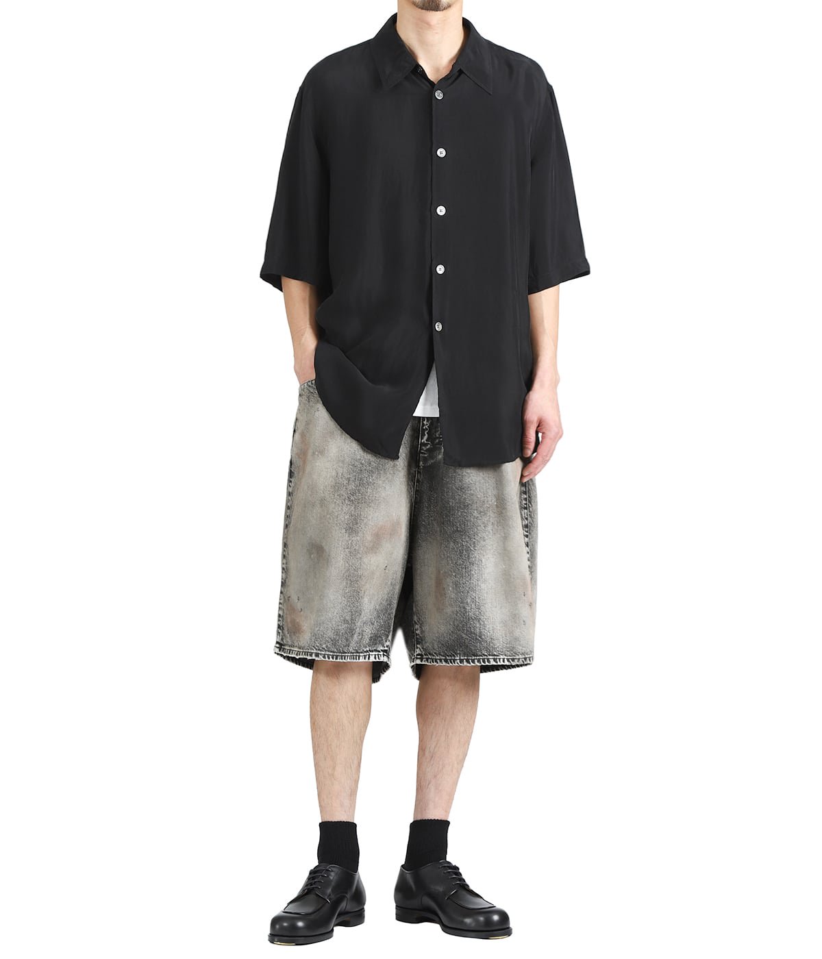 別注 AGING DENIM SHORTS | ANCELLM(アンセルム) / パンツ デニム
