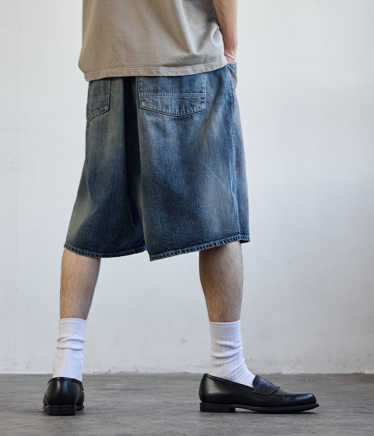 別注 AGING DENIM SHORTS | ANCELLM(アンセルム) / パンツ デニム