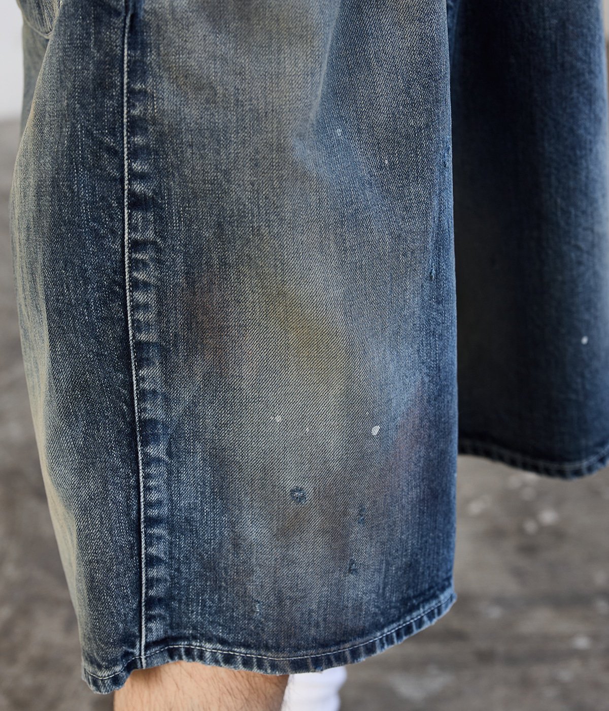 別注 AGING DENIM SHORTS | ANCELLM(アンセルム) / パンツ デニム