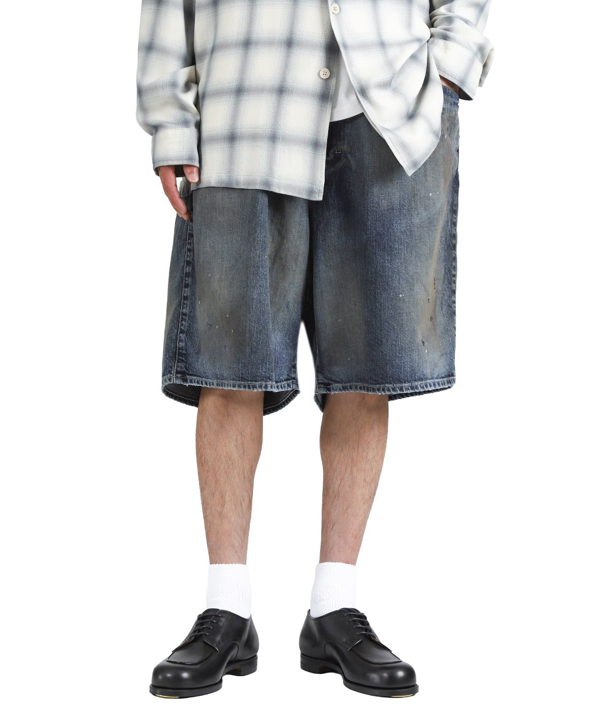 別注 AGING DENIM SHORTS | ANCELLM(アンセルム) / パンツ デニム