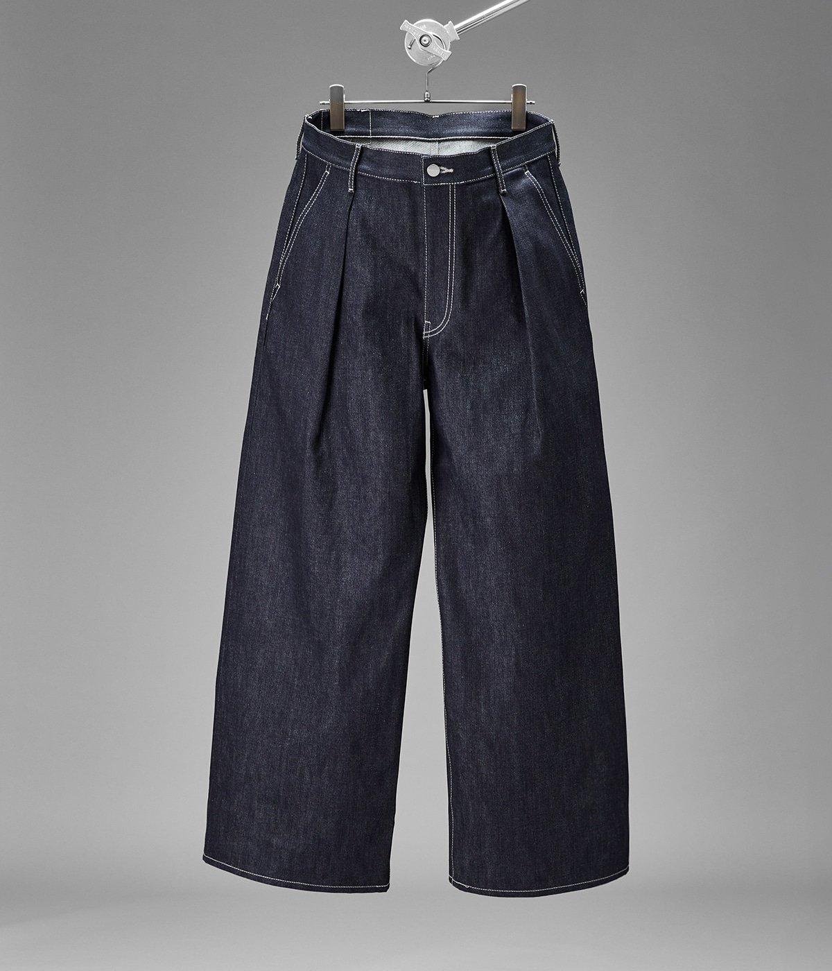 別注 Selvage Denim Tuck Wide Pants | Graphpaper(グラフペーパー