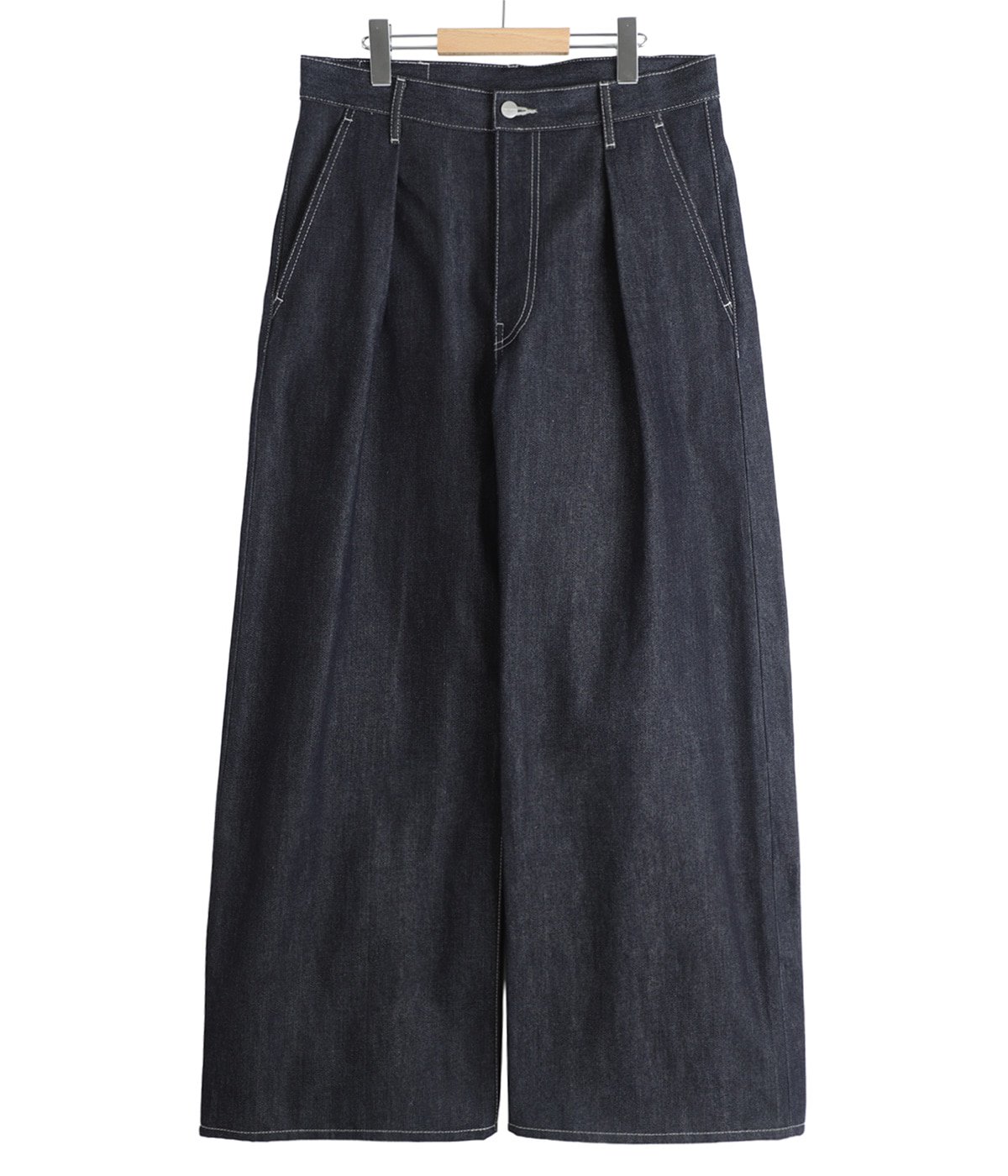 別注 Selvage Denim Tuck Wide Pants | Graphpaper(グラフペーパー