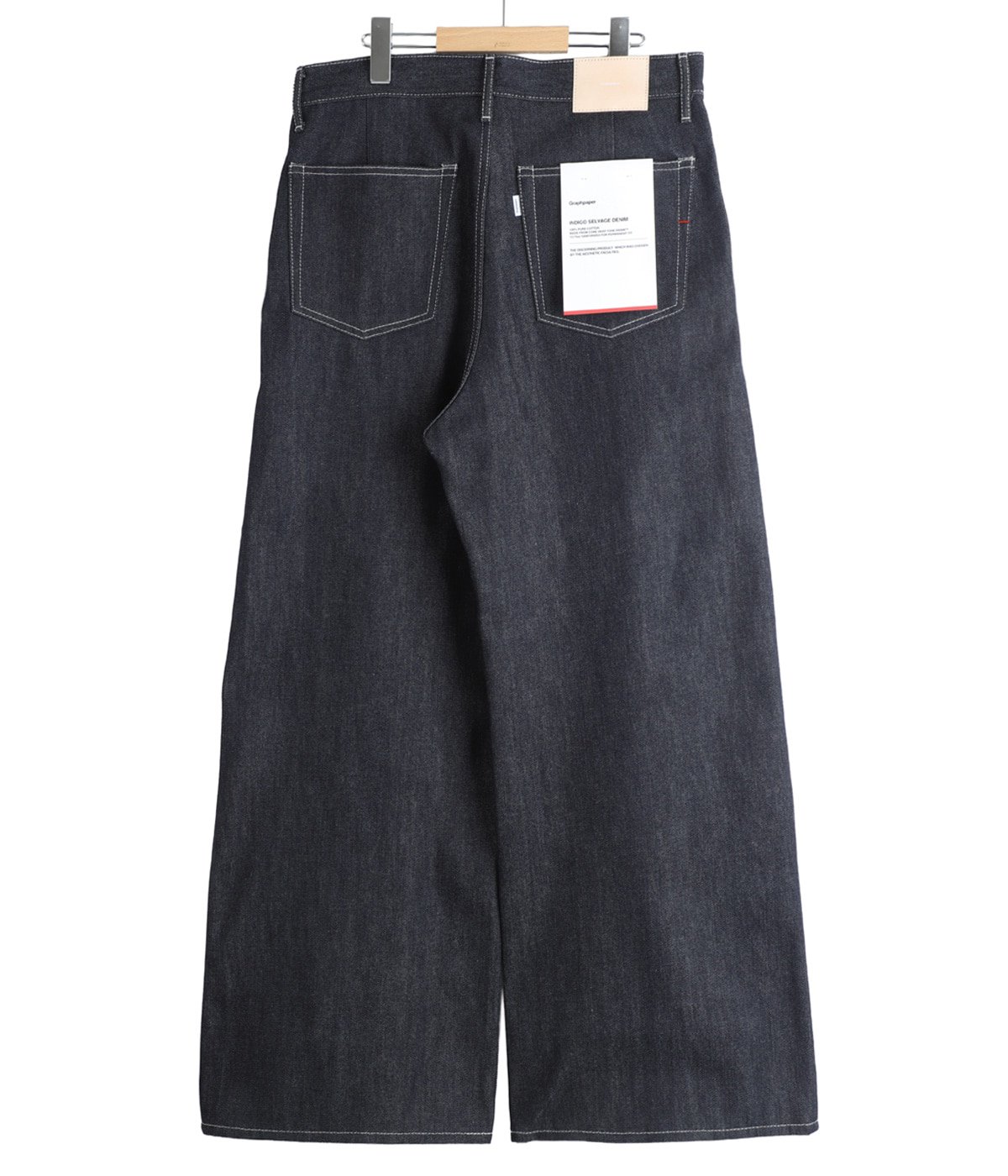 別注 Selvage Denim Tuck Wide Pants | Graphpaper(グラフペーパー