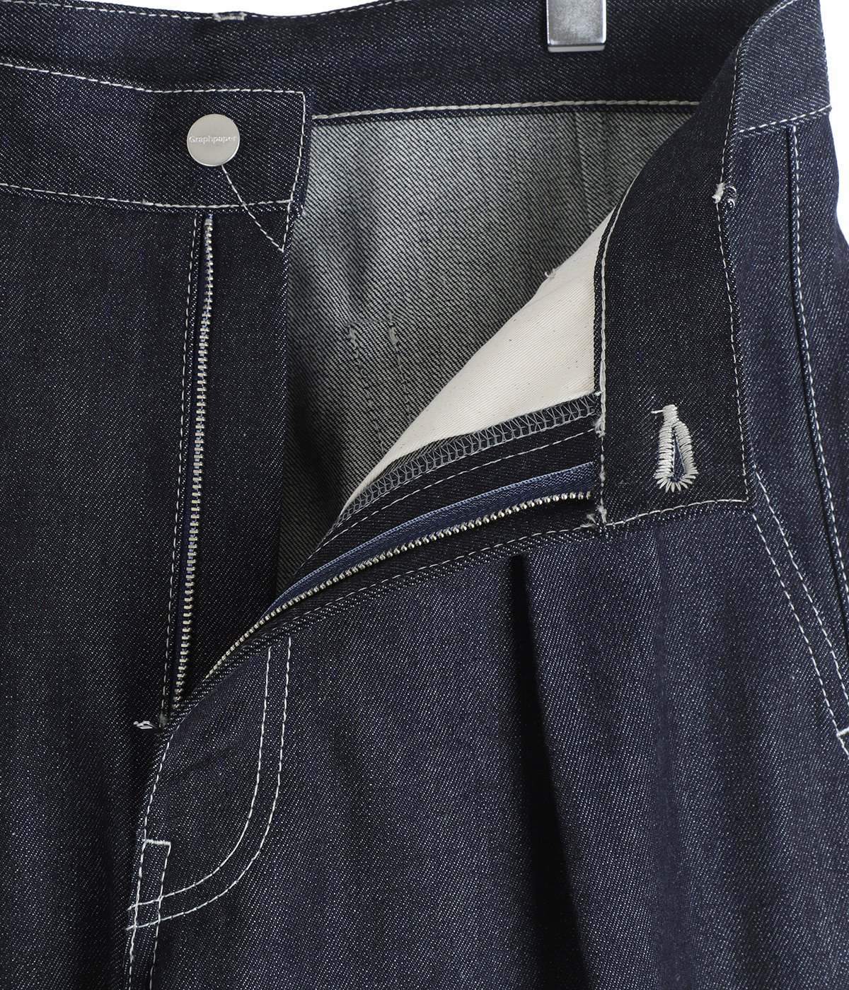 別注 Selvage Denim Tuck Wide Pants | Graphpaper(グラフペーパー