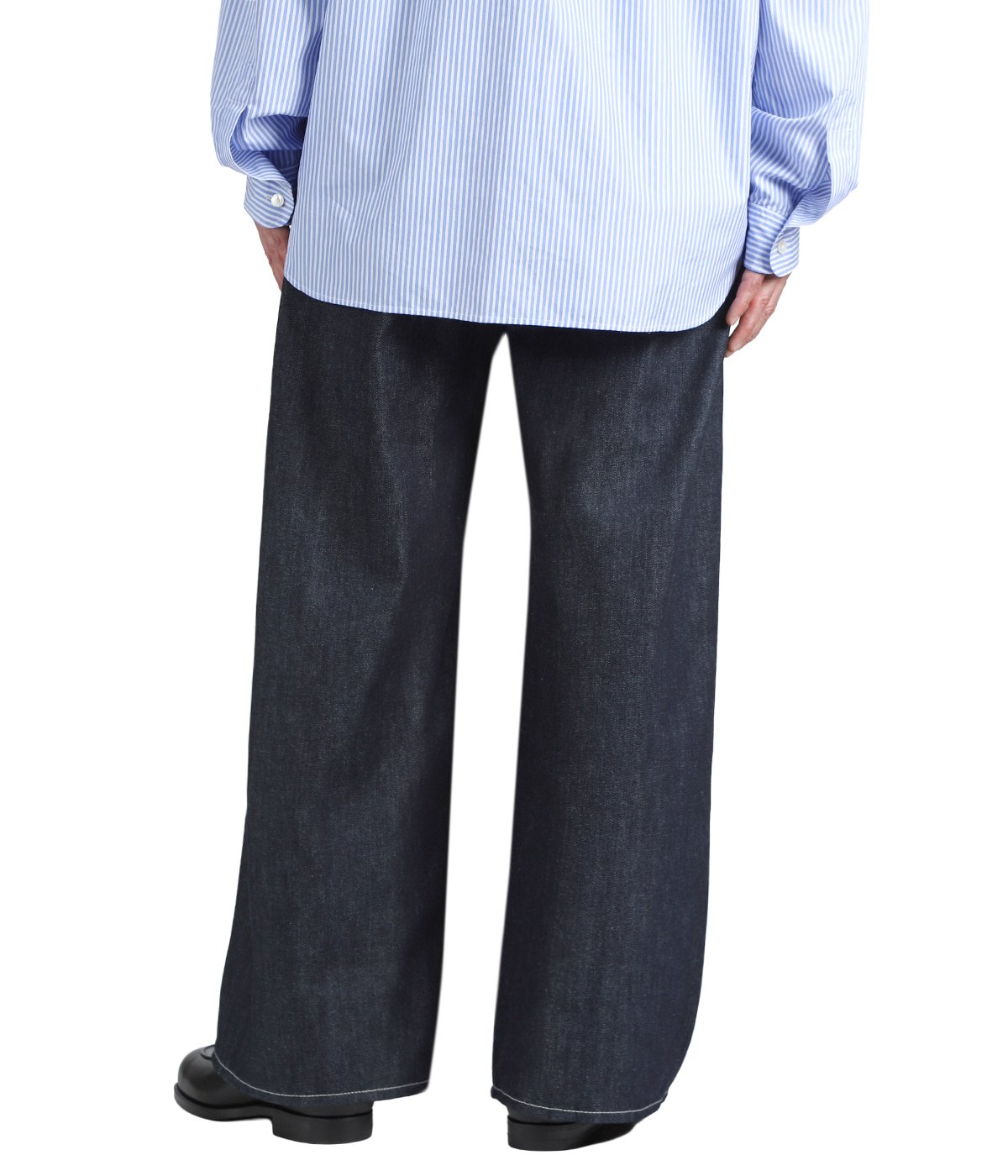 別注】Selvage Denim Tuck Wide Pants | Graphpaper(グラフペーパー