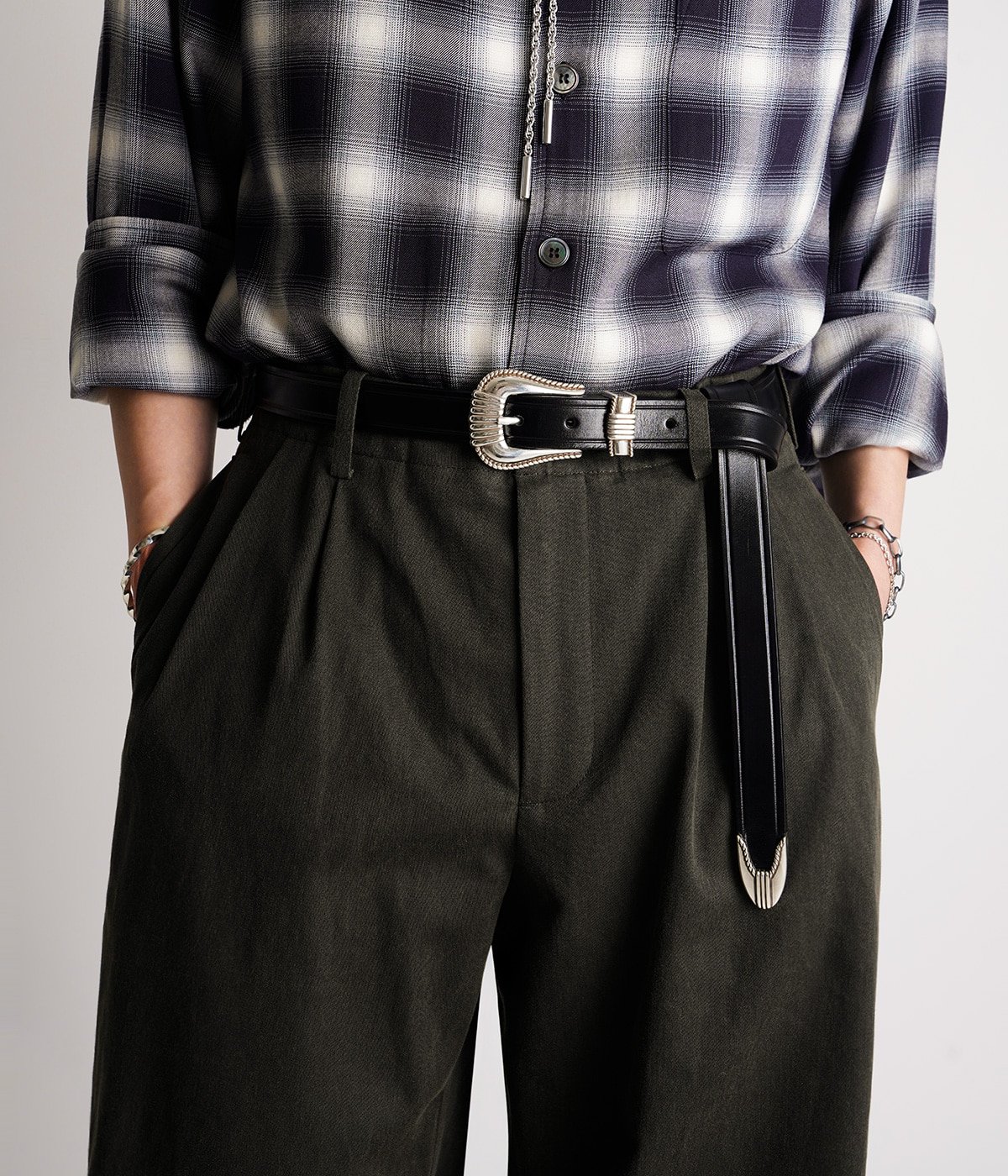 別注 Long 3piese silver buckle | TORY LEATHER(トリーレザー 別注 Long 3piese silver buckle | TORY LEATHER(トリーレザー