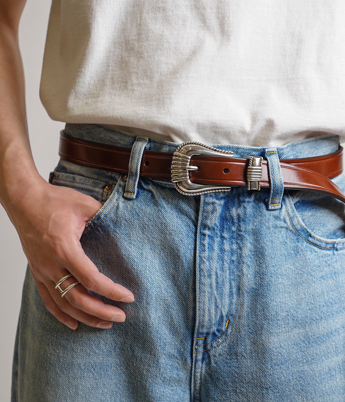 別注 Long 3piese silver buckle | TORY LEATHER(トリーレザー