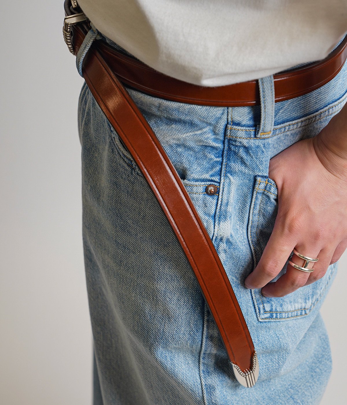 別注 Long 3piese silver buckle | TORY LEATHER(トリーレザー