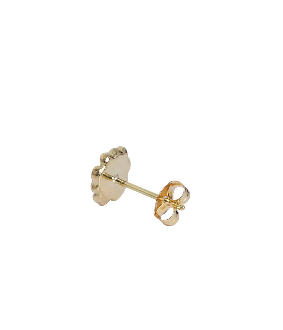 18K GOLD ROSE PIERCED EARRINGS | LARRY SMITH(ラリースミス