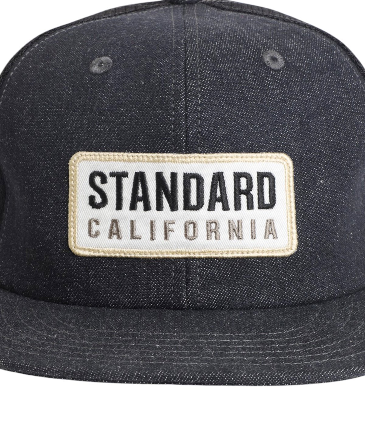 SD Box Logo Patch Denim Mesh Cap | STANDARD CALIFORNIA
