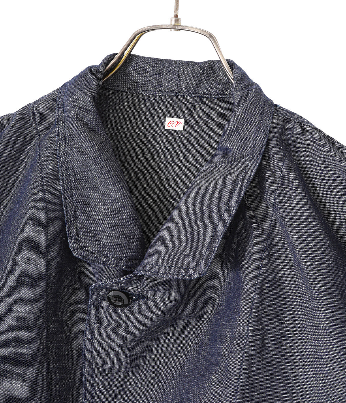 メンズ outil 22ss MANTEAU AZE black indigo | artsiona.com