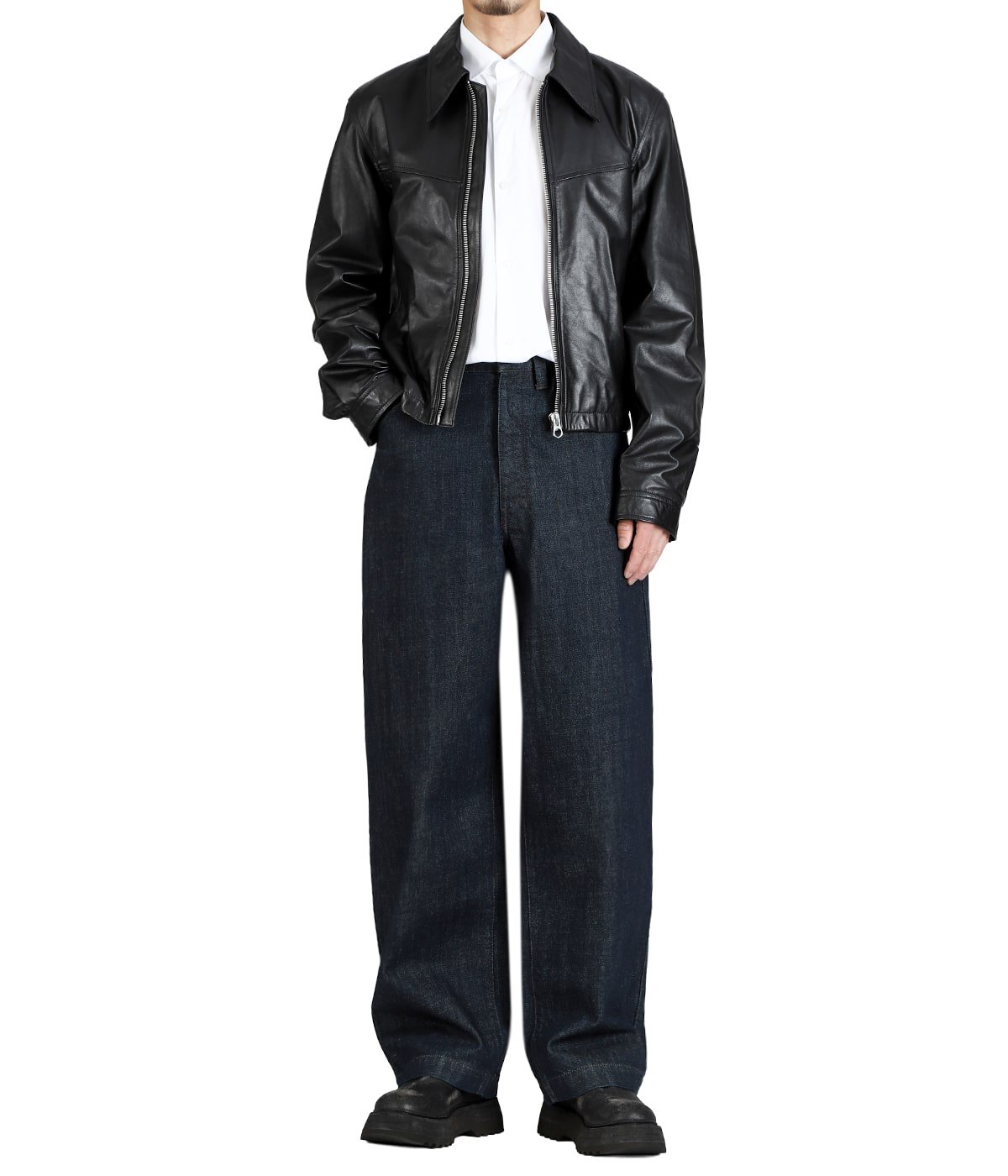LEMAIRE BIKER BLOUSON ルメール ブルゾン ジャケット 美品 BIKER BLOUSON | LEMAIRE(ルメール) / アウター レザージャケット