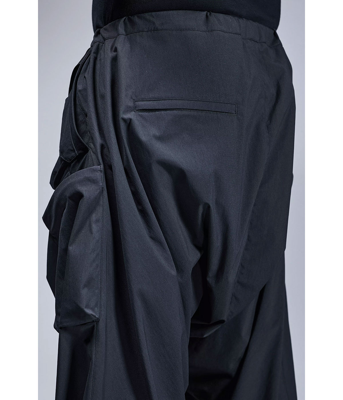 Encapsulated Nylon Ultrawide Drawcord Cargo Trouser