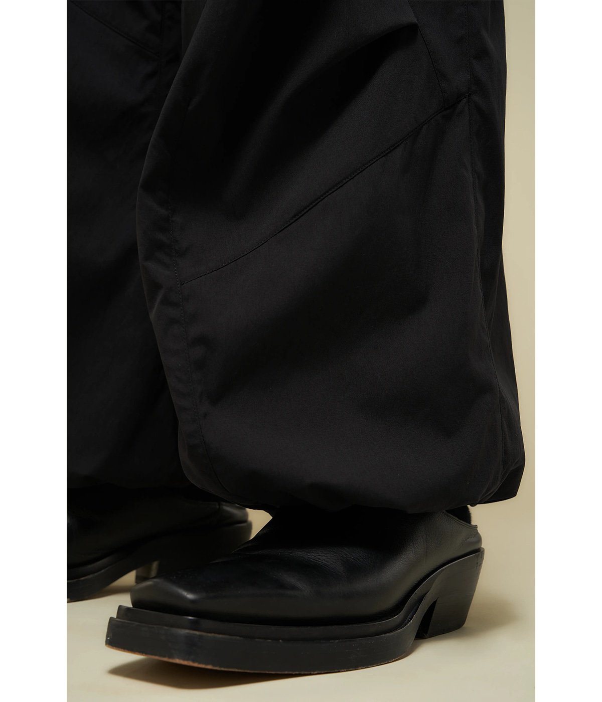 Miliken nylon spandex wide drawcoad trousers | ACRONYM