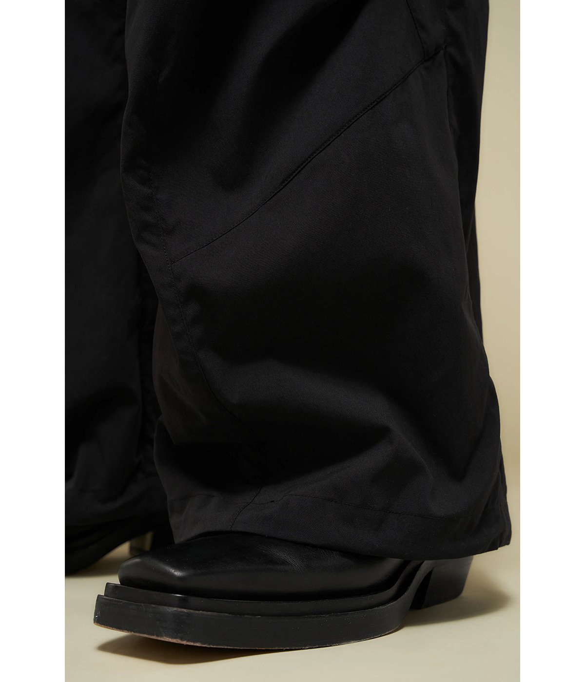 Miliken nylon spandex wide drawcoad trousers | ACRONYM