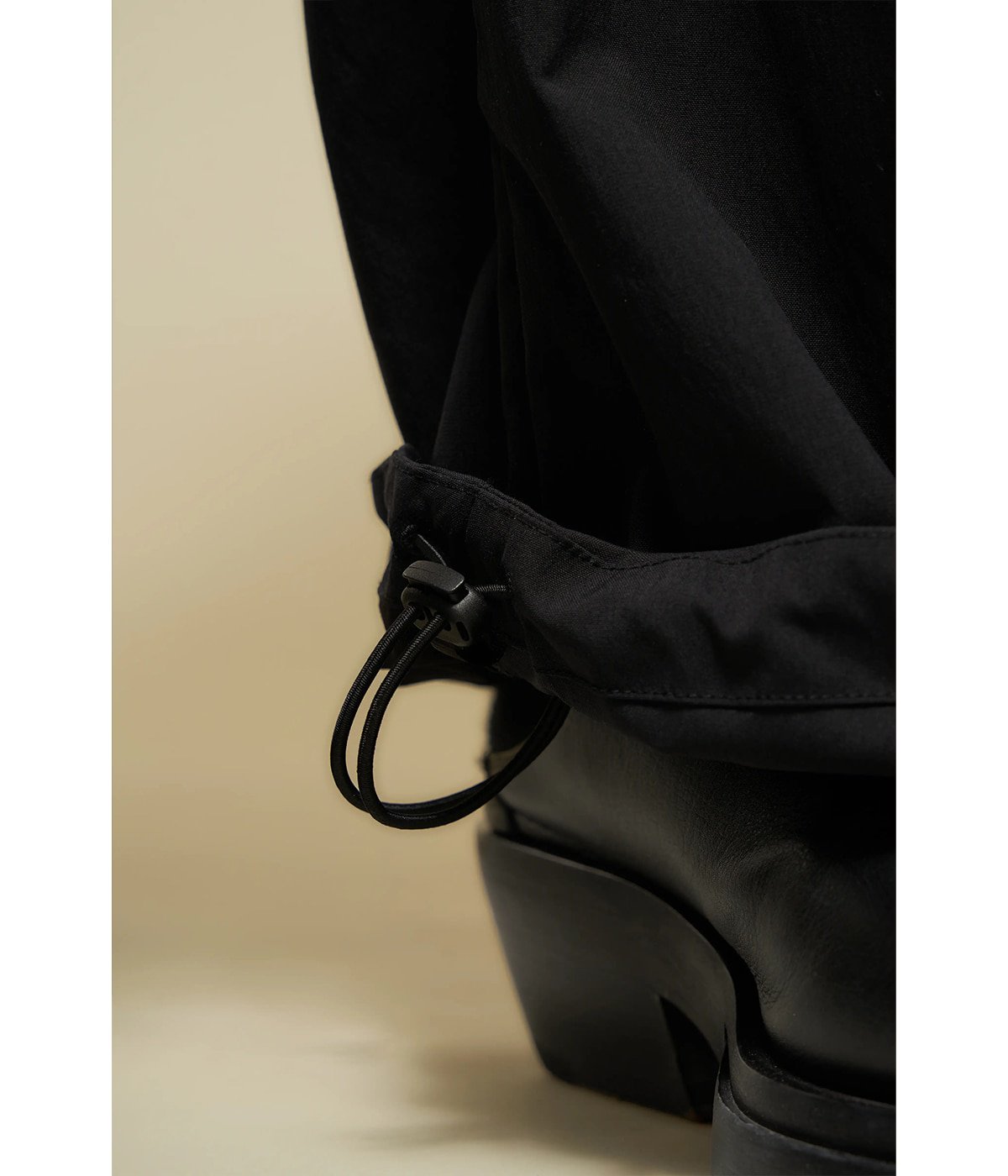 Miliken nylon spandex wide drawcoad trousers | ACRONYM