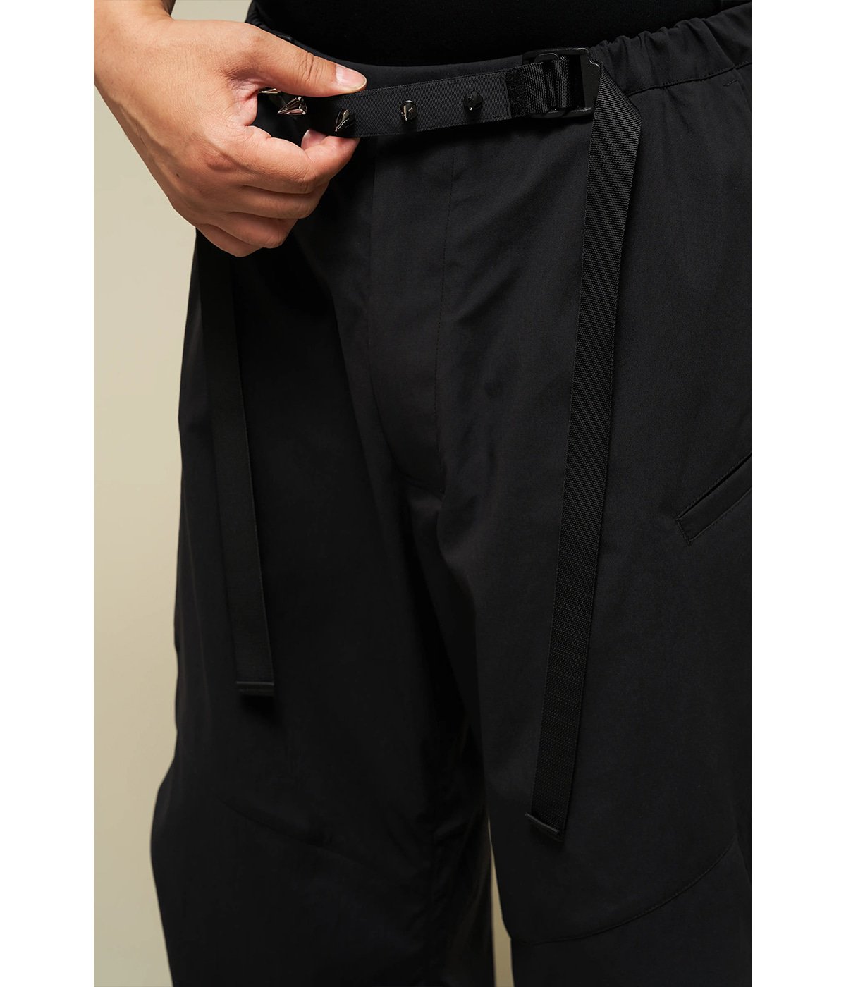 Miliken nylon spandex wide drawcoad trousers | ACRONYM