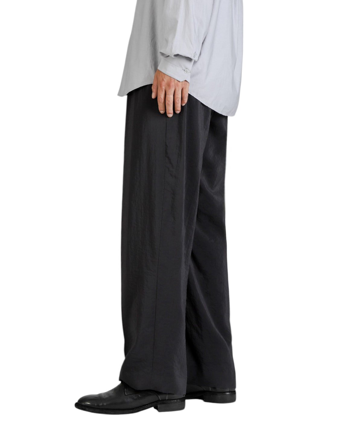 パンツ lemaire BELTED RELAXED PANTS, ASPHALT Belted Relaxed Pants in Asphalt – SVRN