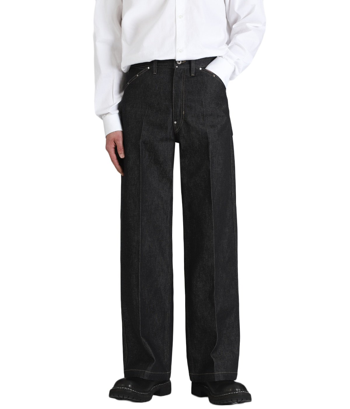 WIDE PANT WITH STUDS | LEMAIRE(ルメール) / パンツ デニムパンツ