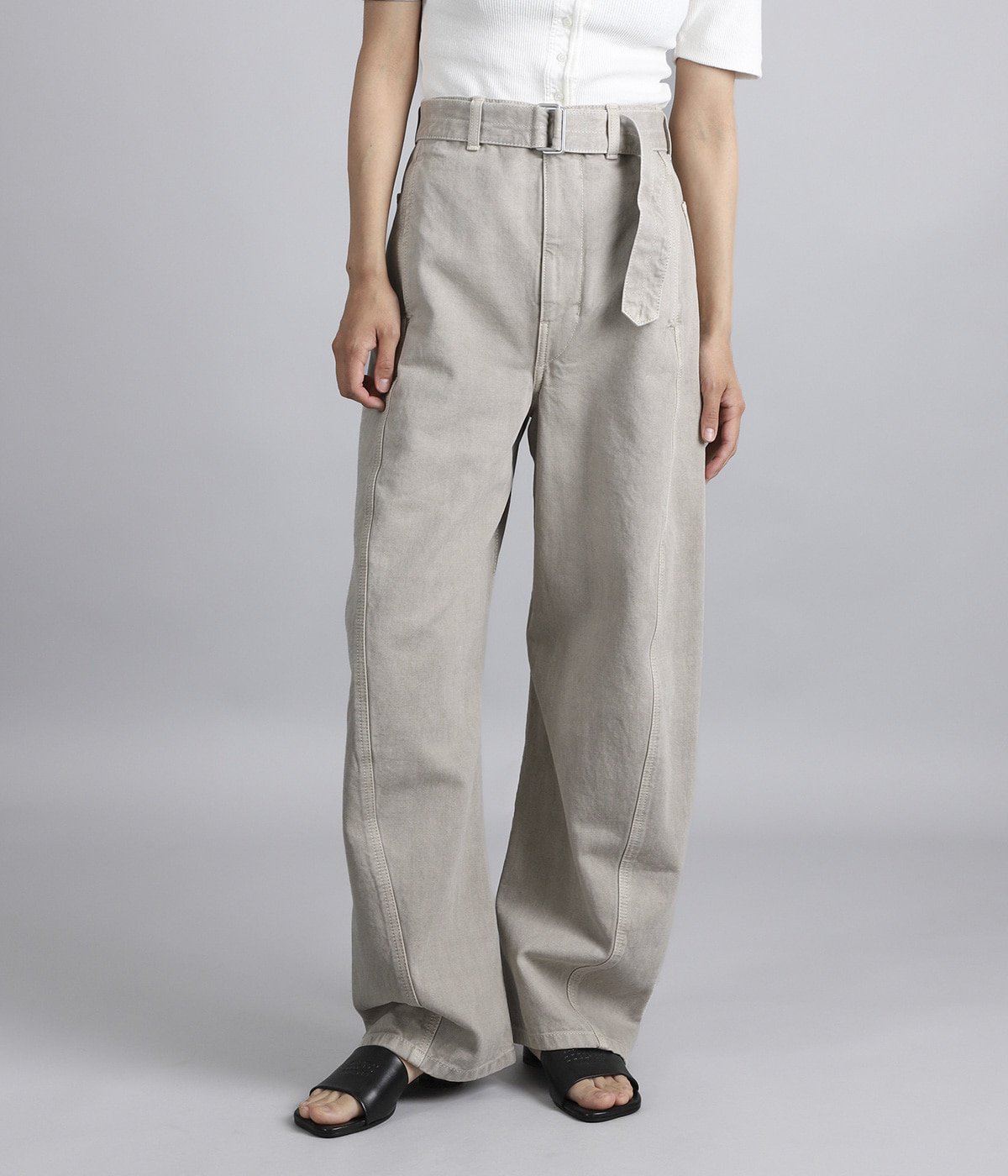 LEMAIRE ルメール アシンメトリー トップス ジルサンダー THE ROW TWISTED BELTED PANTS | LEMAIRE(ルメール) / パンツ デニムパンツ