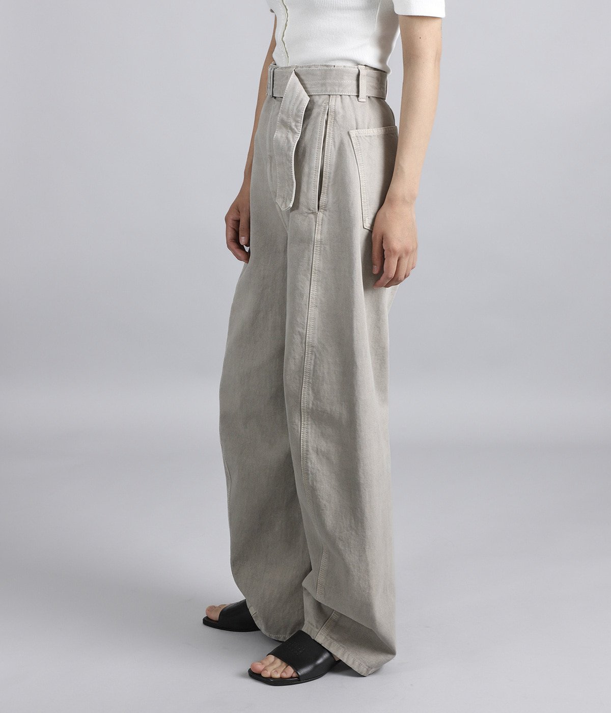 TWISTED BELTED PANTS | LEMAIRE(ルメール) / パンツ デニムパンツ