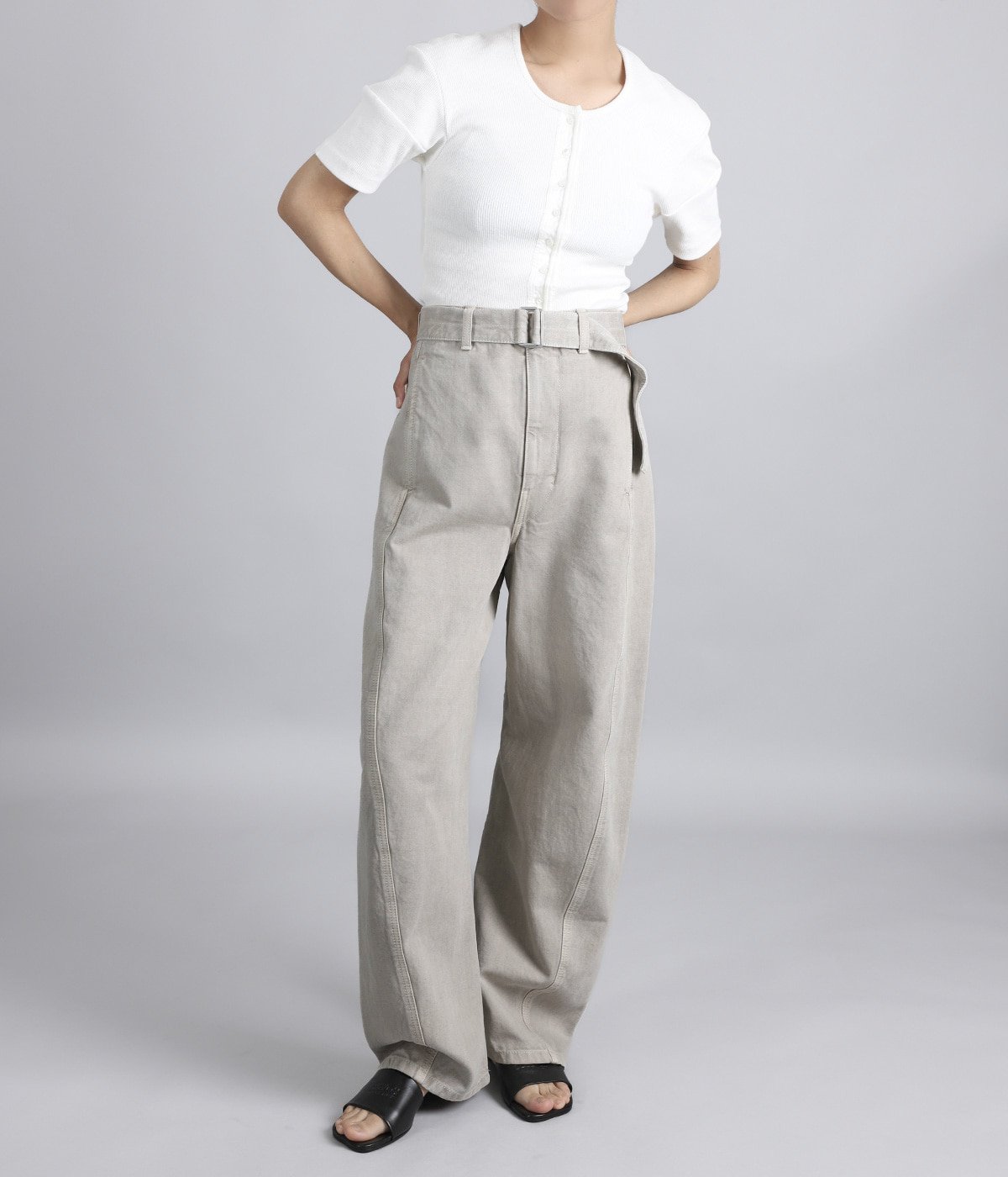 TWISTED BELTED PANTS | LEMAIRE(ルメール) / パンツ デニムパンツ