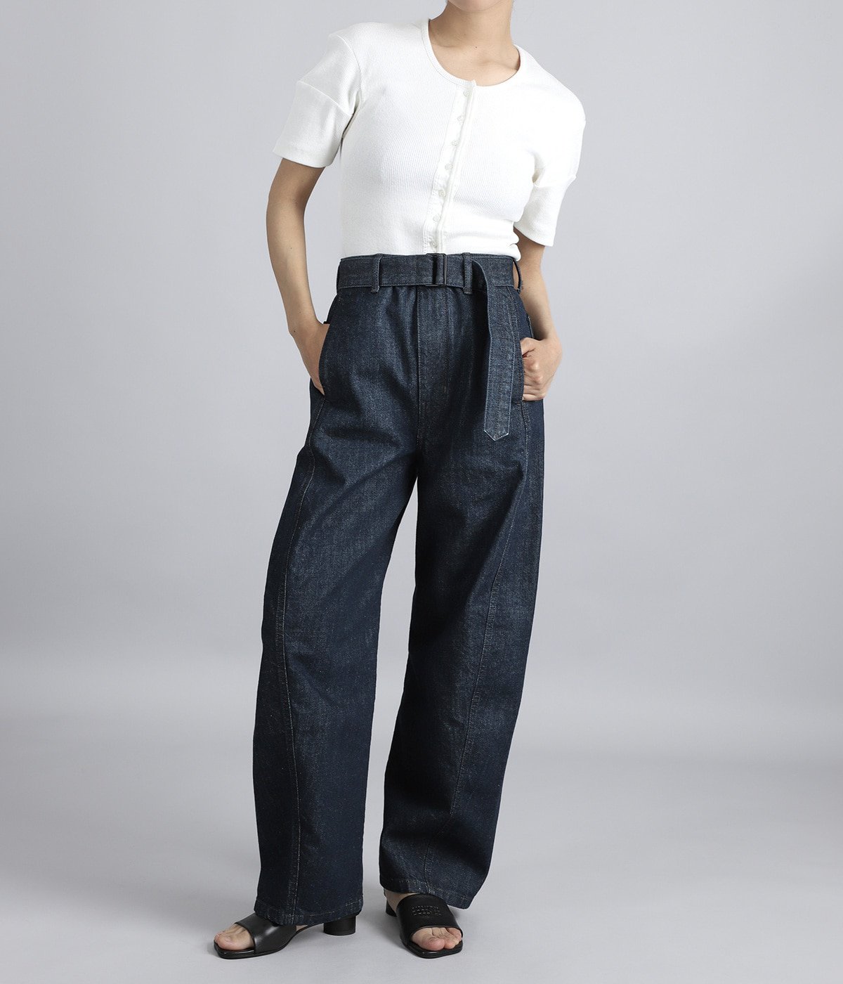TWISTED BELTED PANTS | LEMAIRE(ルメール) / パンツ デニムパンツ
