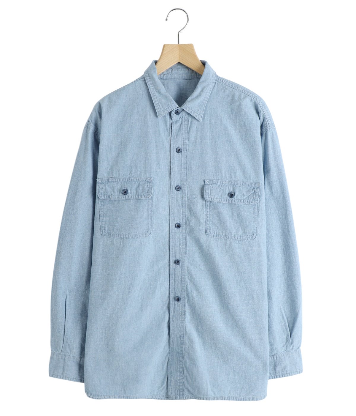 SHAWSHANK CHAMBRAY WORK SHIRT | PORTER CLASSIC(ポーター SHAWSHANK CHAMBRAY WORK SHIRT | PORTER CLASSIC(ポーター