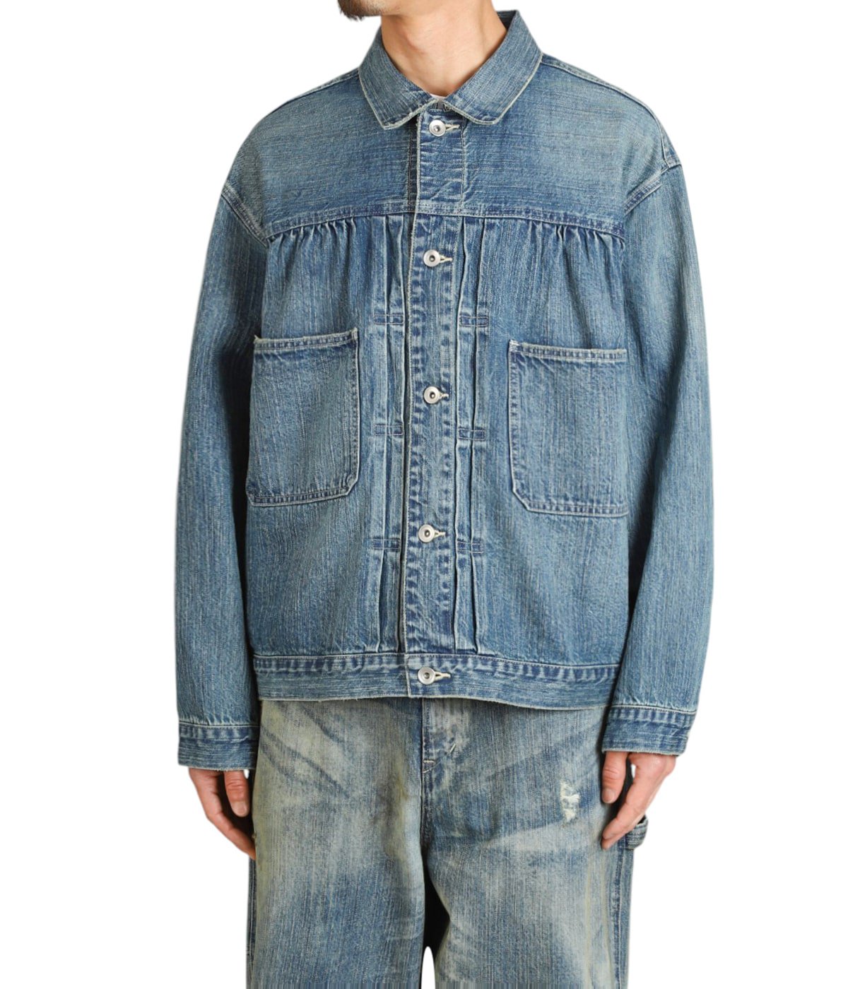 【Porter Claasic】 STEINBECK DENIM JACKET Porter Classic - STEINBECK DENIM JACKET (BLUE) / デニム