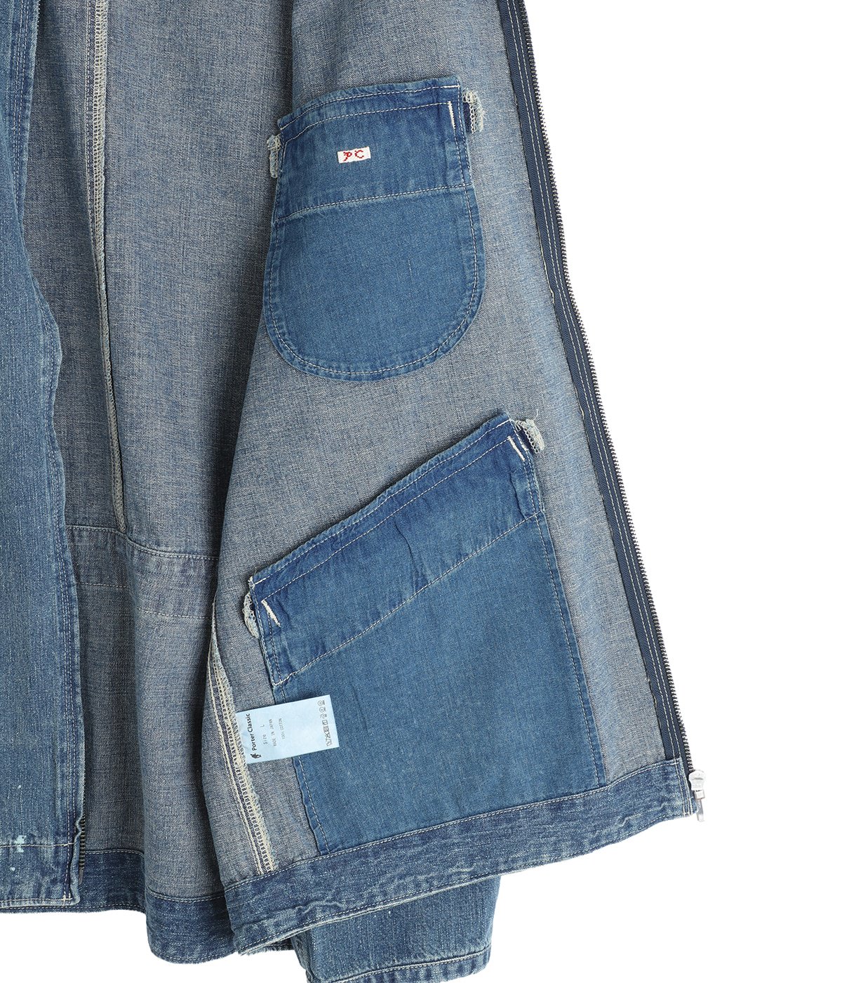 BREAKFAST DENIM ZIP UP JACKET | PORTER CLASSIC(ポータークラシック