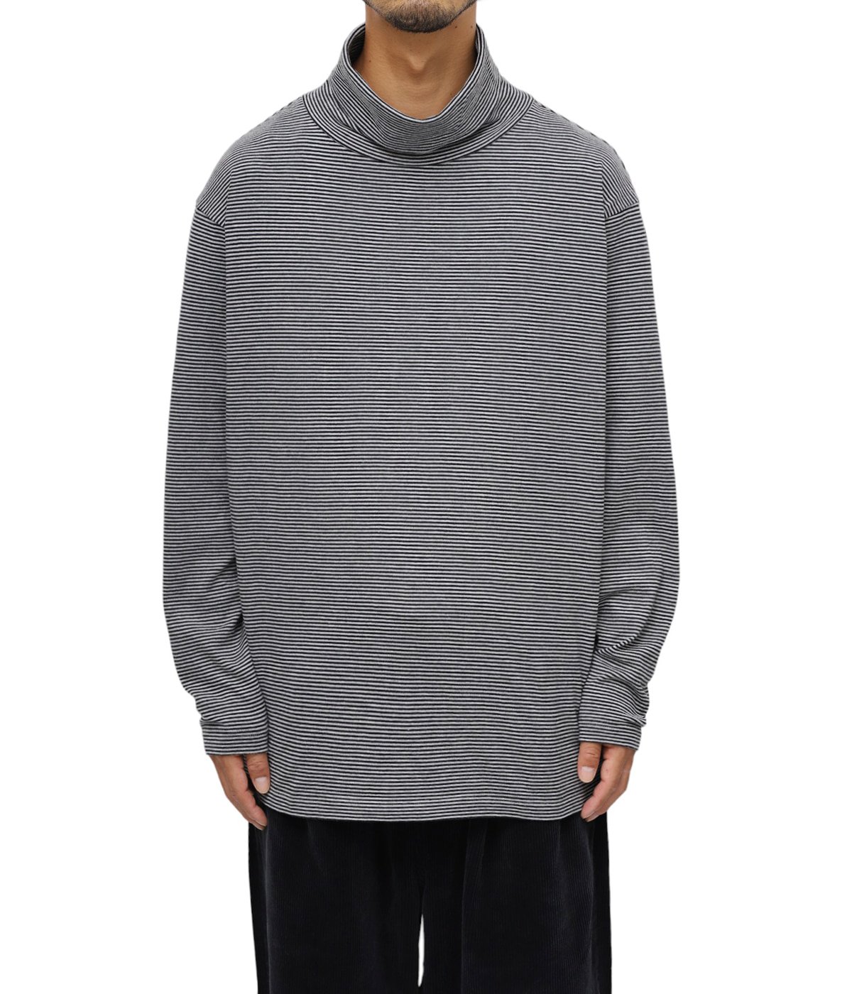 BEATNIK BORDER TURTLENECK | Porter Classic(ポータークラシック