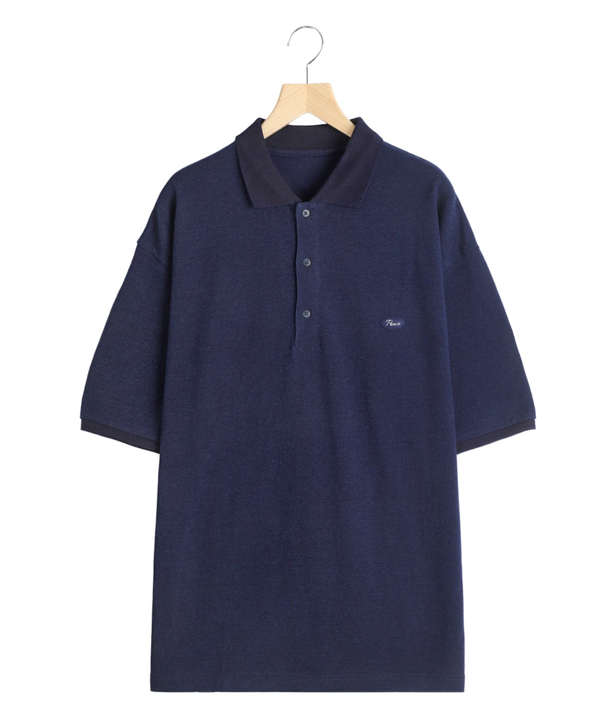H/W INDIGO POLO SHIRT | PORTER CLASSIC(ポータークラシック