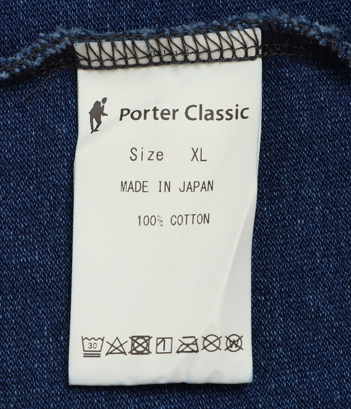 H/W INDIGO POLO SHIRT | PORTER CLASSIC(ポータークラシック
