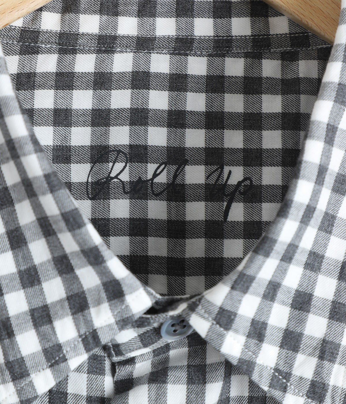 ROLL UP HEATHER ギンガムチェックシャツ(GIZA 120/2) ROLL UP HEATHER GINGHAM CHECK SHIRT (GIZA 120/2) | PORTER CLASSIC
