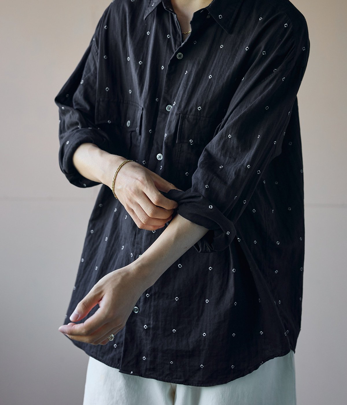 ROLL UP BLACK MOON SHIRT (エクスクルーシブモデル) | PORTER CLASSIC