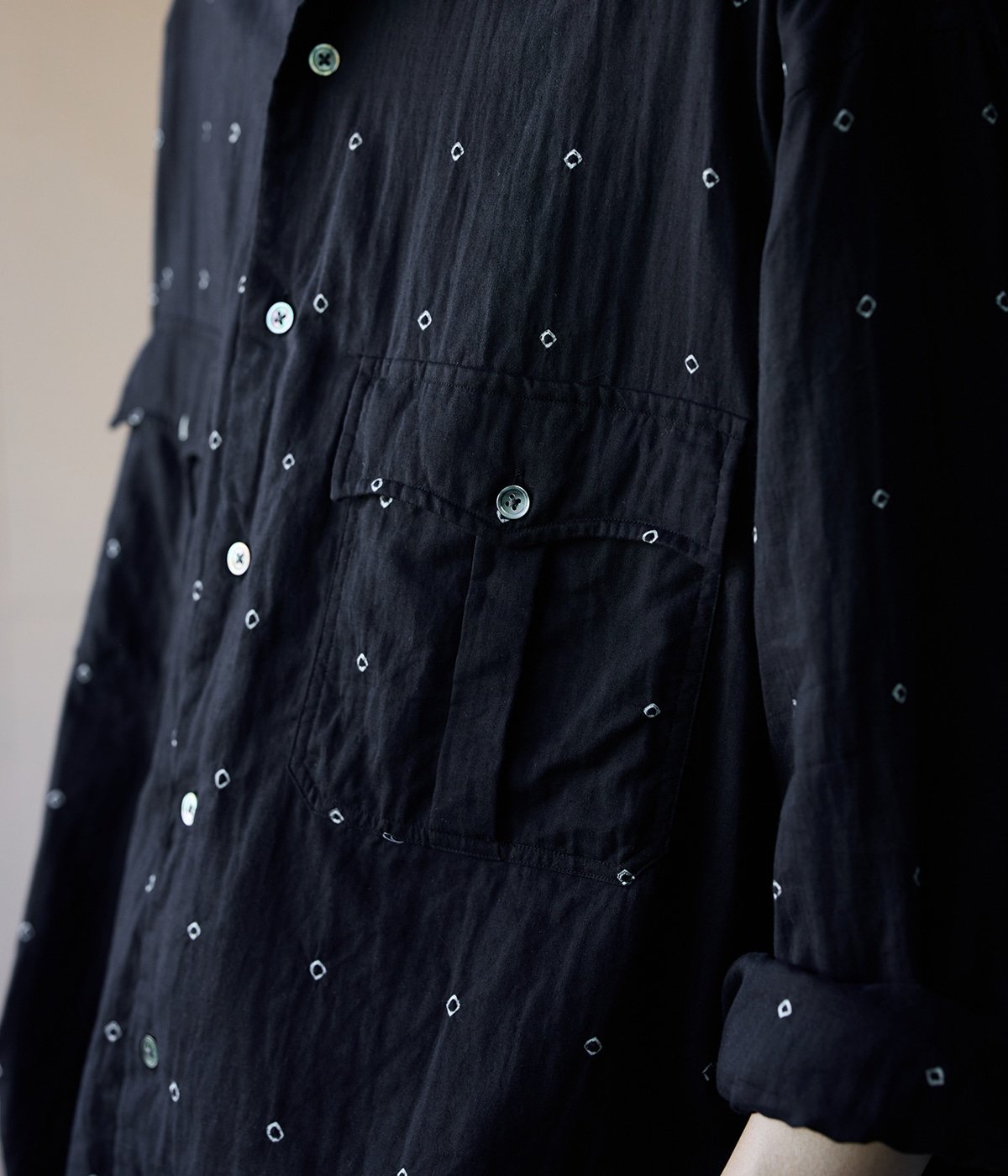 ROLL UP BLACK MOON SHIRT (エクスクルーシブモデル) | PORTER CLASSIC