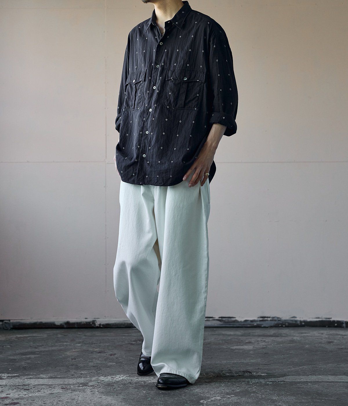 ROLL UP BLACK MOON SHIRT (エクスクルーシブモデル) | PORTER CLASSIC