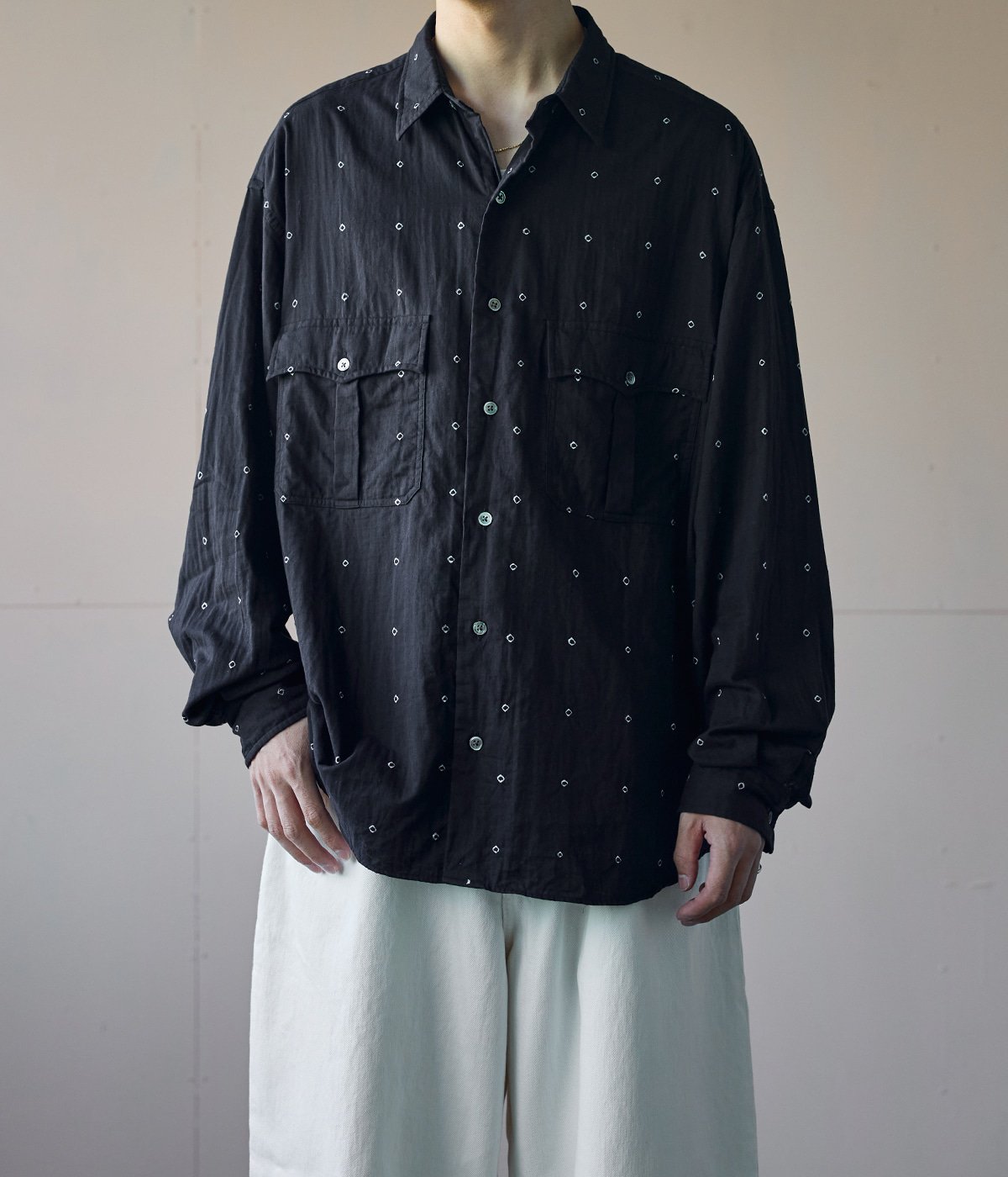 ROLL UP BLACK MOON SHIRT (エクスクルーシブモデル) | PORTER CLASSIC