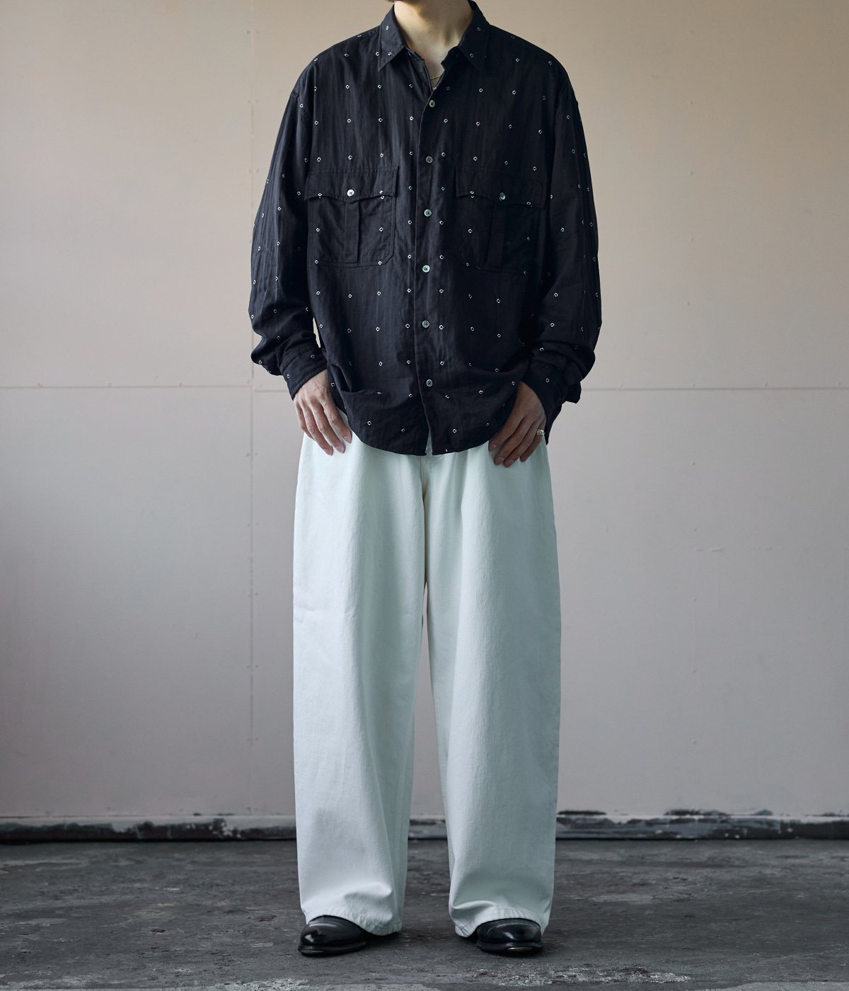 ROLL UP BLACK MOON SHIRT (エクスクルーシブモデル) | PORTER CLASSIC