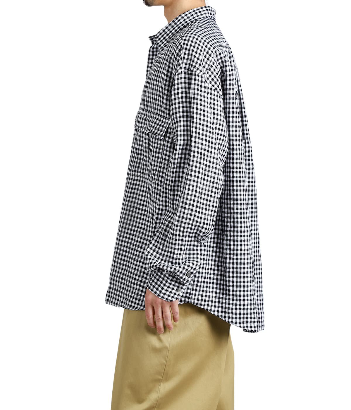 ROLL UP LINEN GINGHAM CHECK SHIRT | PORTER CLASSIC(ポーター