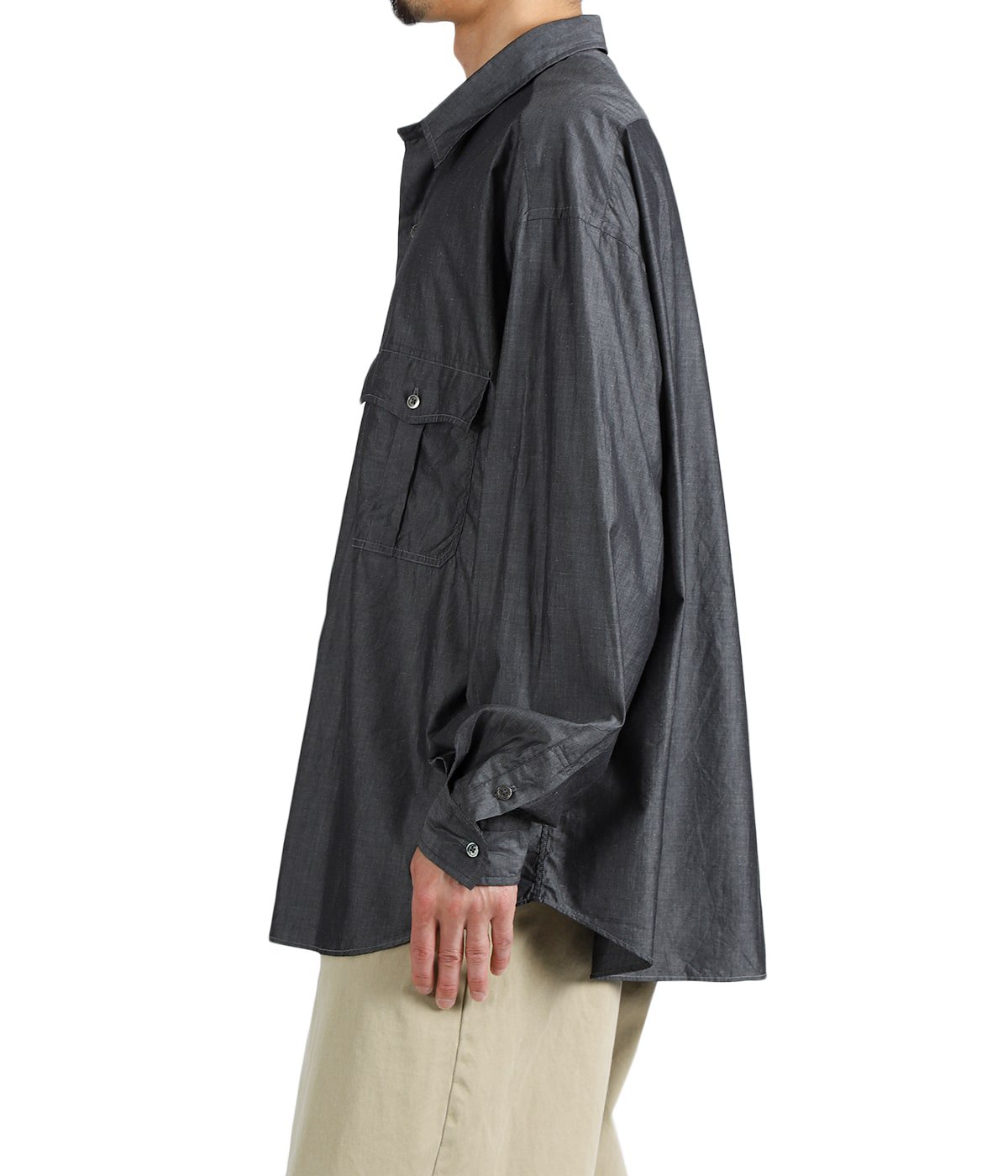 ROLL UP SHIRT (SUVIN GOLD SUPREME 140/2) | PORTER CLASSIC(ポーター