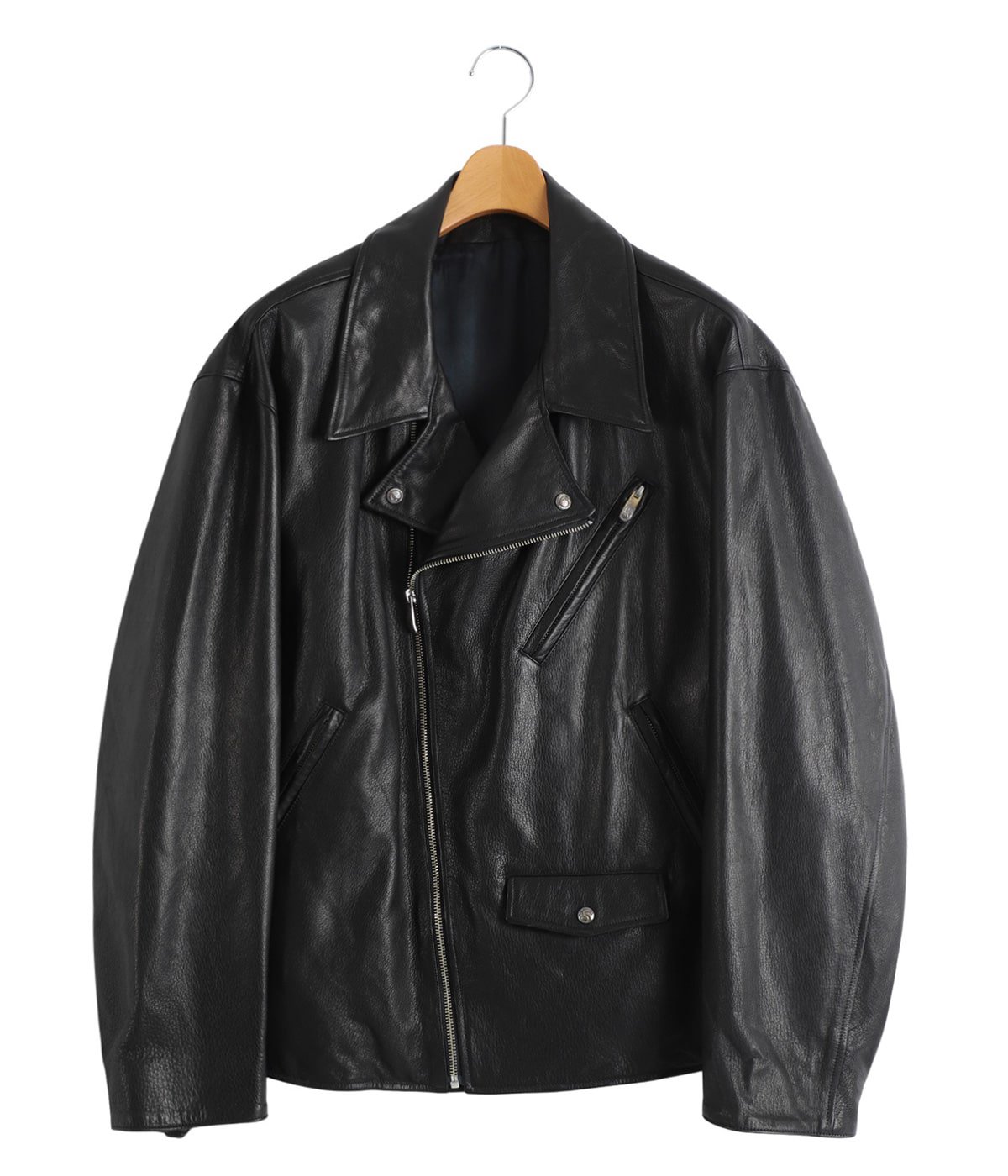 PC RIDERS JACKET W/LOVE & PEACE SILVER | PORTER CLASSIC(ポーター