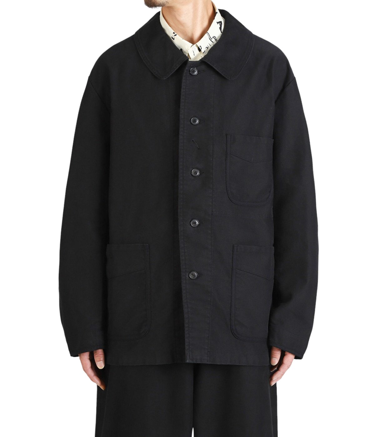 Porter Classic MOLESKIN FRENCH JACKET 黒 MOLESKIN FRENCH JACKET WATCH CHAIN ITEM | PORTER CLASSIC(ポーター