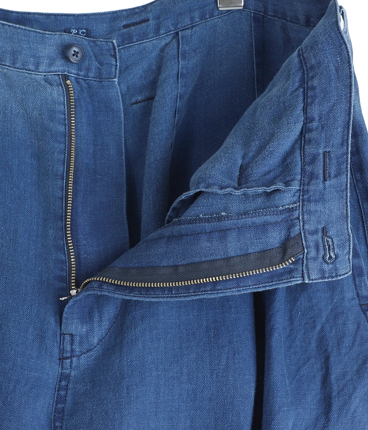INDIGO LINEN BEBOP PANTS | PORTER CLASSIC(ポータークラシック