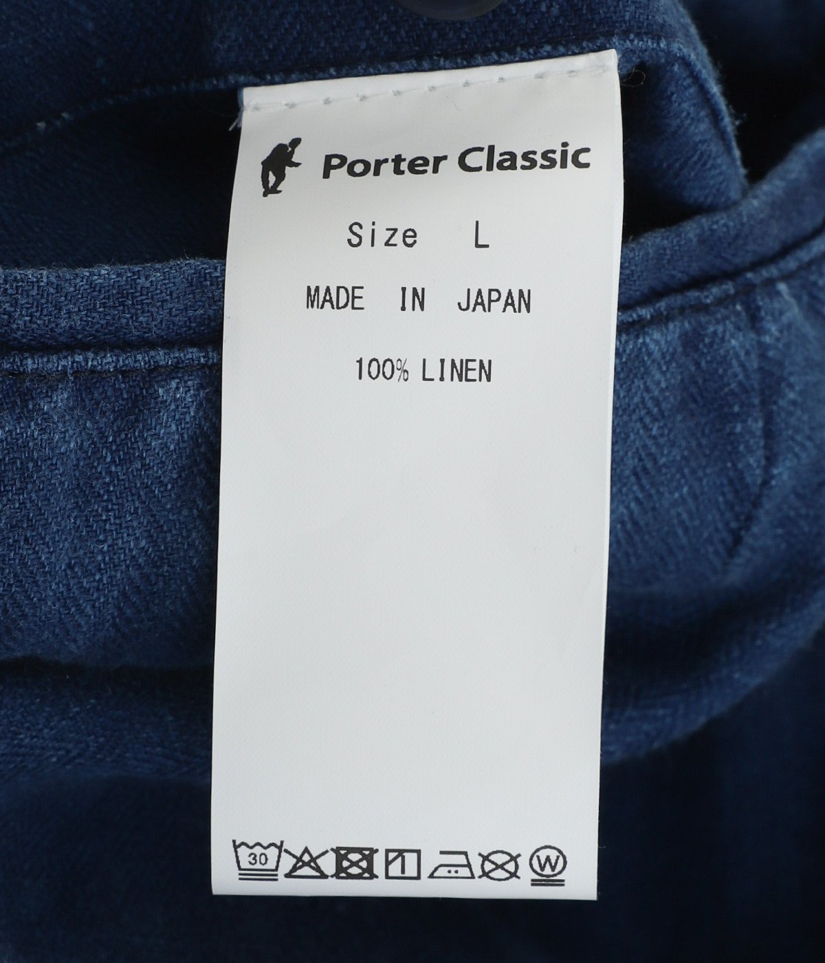 INDIGO LINEN BEBOP PANTS | PORTER CLASSIC(ポータークラシック