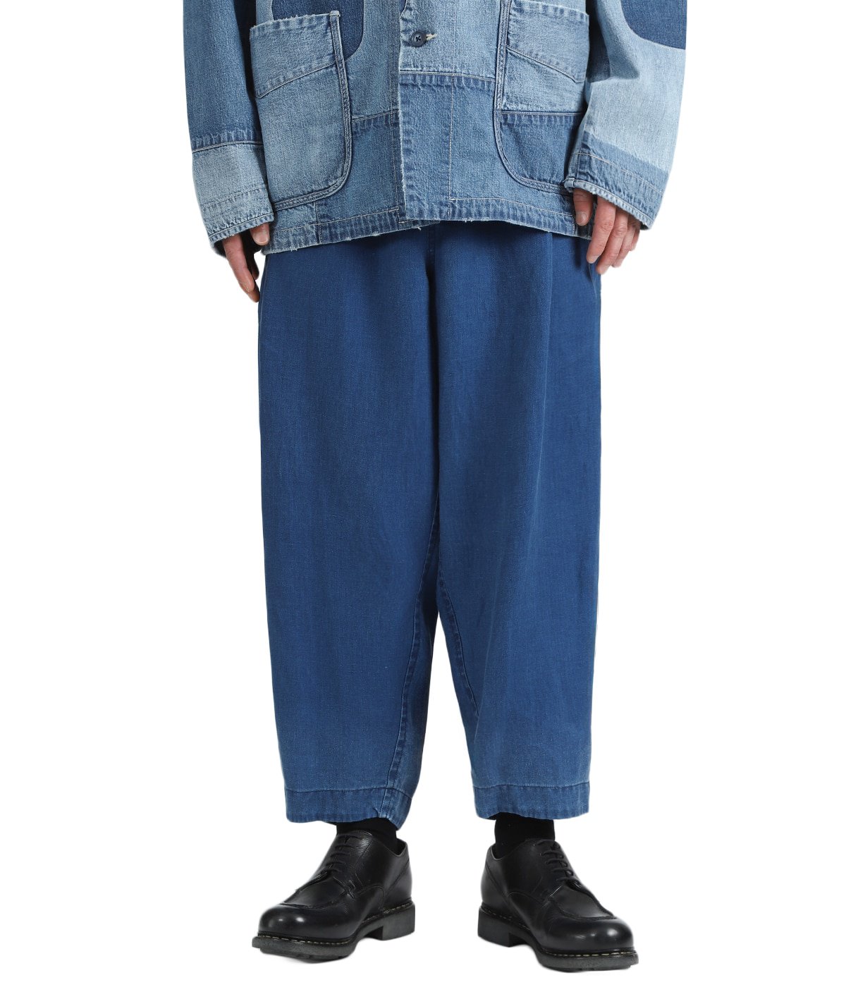 INDIGO LINEN BEBOP PANTS | PORTER CLASSIC(ポータークラシック