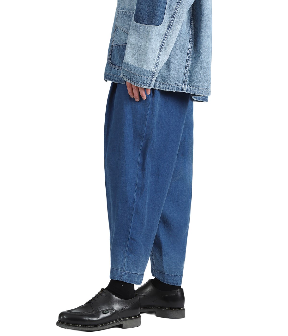INDIGO LINEN BEBOP PANTS | PORTER CLASSIC(ポータークラシック 