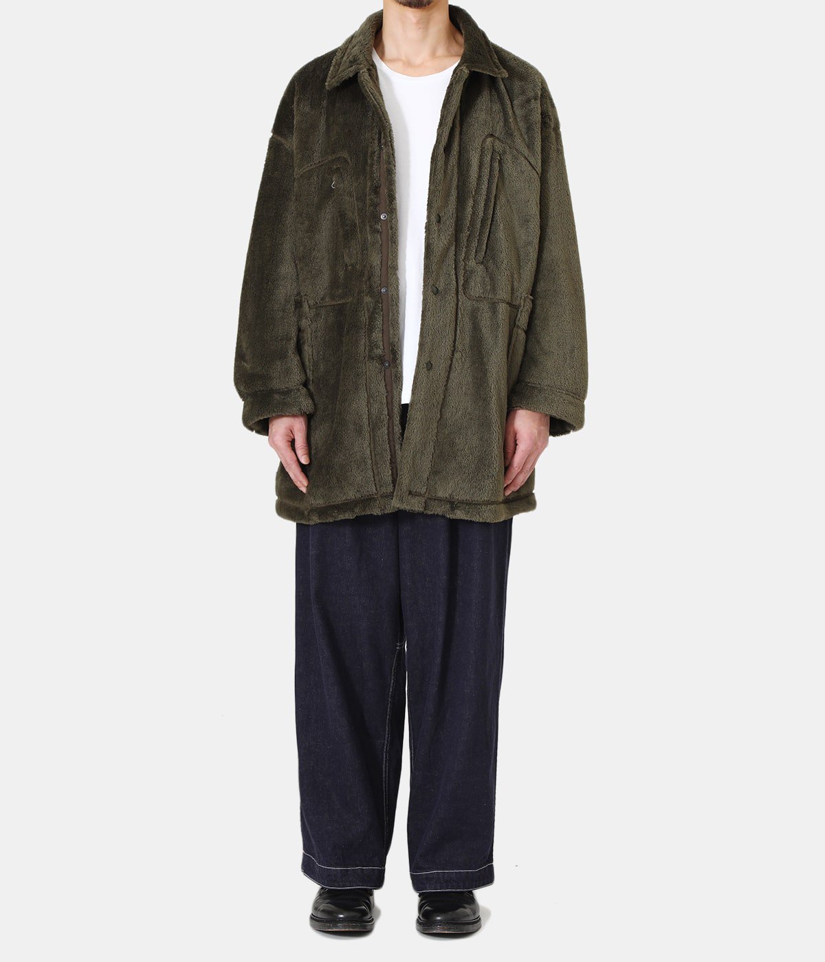 HIGH LOFT FLEECE FRENCH COAT (POLARTEC) | Porter Classic(ポーター